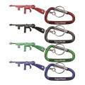 Rifle Shape Bottle Opener Key Chain & Carabiner