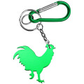 Rooster Shape Bottle Opener with Key Chain & Carabiner