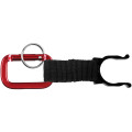 Carabiner with Strap and Bottle Holder