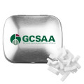 Domed Tin with Golf Club Shaped Mints