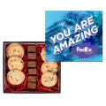 Chocolate Chip Cookies and Molded Chocolates in Gift Box