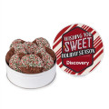 Decadent Chocolate French Sable Non-Pareil Cookie Gift Tin
