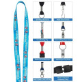 1/2" RPET Fine-Print Lanyard