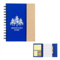 Spiral Notebook With Sticky Notes And Flags