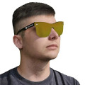 Rimless Reflective Sunglasses