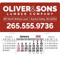 Triumph® Calendars Press-N-Stick XL Header with 3-Month H...