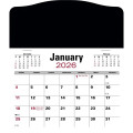 Triumph® Calendars Press-N-Stick Jumbo Header with 3-Mont...