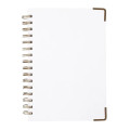 Good Value™ Woven Paper Hardback With Metal Accents Notebook