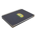 Good Value™ Woven Paper Hardback With Metal Accents Notebook