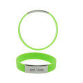 Metal Clip Silicone Wristband