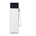 16oz Square Transparent Water Bottle