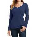 Port & Company® Ladies' Long Sleeve Fan Favorite V-Neck Tee