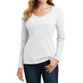 Port & Company® Ladies' Long Sleeve Fan Favorite V-Neck Tee