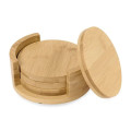 Bamboo Coaster Set