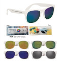 Rubberized Mirrored Sunglasses