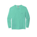 Garment-Dyed Heavyweight Long Sleeve Pocket T-Shirt