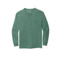 Garment-Dyed Heavyweight Long Sleeve Pocket T-Shirt