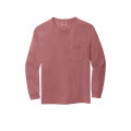 Garment-Dyed Heavyweight Long Sleeve Pocket T-Shirt