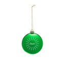 Chrome Round Disk Ornament