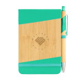 Bamboo Look Jotter & Pen