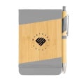 Bamboo Look Jotter & Pen