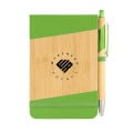 Bamboo Look Jotter & Pen