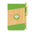 Bamboo Look Jotter & Pen