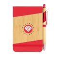 Bamboo Look Jotter & Pen