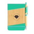 Bamboo Look Jotter & Pen