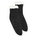 Cozy Cable Knit Slipper Socks