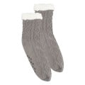 Cozy Cable Knit Slipper Socks