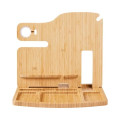 Portia Bamboo Charging Valet Station