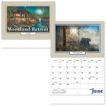 Woodland Retreat Stapled Wall Calendar