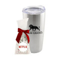 Tumbler with Imprinted Chocolate Buttons Mug Drop