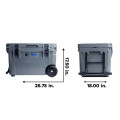 Blue Coolers 60 qt 10 Day Ice Vault with Wheels