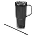 Hampton 32 oz Recycled AS Double Wall Tumbler With Handle
