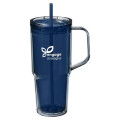 Hampton 32 oz Recycled AS Double Wall Tumbler With Handle