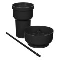 Team 365 1L Recycled PP Stadium Tumbler with Snack Bowl
