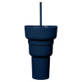 Team 365 1L Recycled PP Stadium Tumbler with Snack Bowl