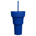 Team 365 1L Recycled PP Stadium Tumbler with Snack Bowl