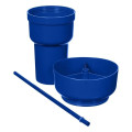 Team 365 1L Recycled PP Stadium Tumbler with Snack Bowl