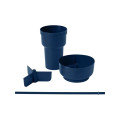 Team 365 1L Recycled PP Stadium Tumbler with Snack Bowl