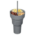 Team 365 1L Recycled PP Stadium Tumbler with Snack Bowl