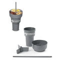 Team 365 1L Recycled PP Stadium Tumbler with Snack Bowl