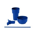 Team 365 1L Recycled PP Stadium Tumbler with Snack Bowl