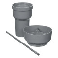 Team 365 1L Recycled PP Stadium Tumbler with Snack Bowl
