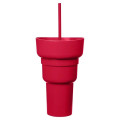 Team 365 1L Recycled PP Stadium Tumbler with Snack Bowl