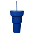 Team 365 1L Recycled PP Stadium Tumbler with Snack Bowl