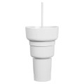 Team 365 1L Recycled PP Stadium Tumbler with Snack Bowl