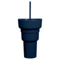 Team 365 1L Recycled PP Stadium Tumbler with Snack Bowl